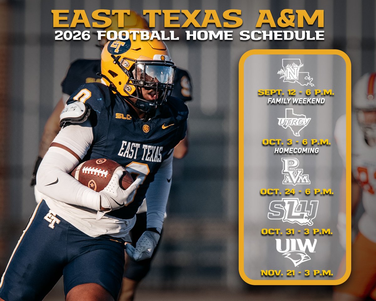 East Texas A&M Football tweet media