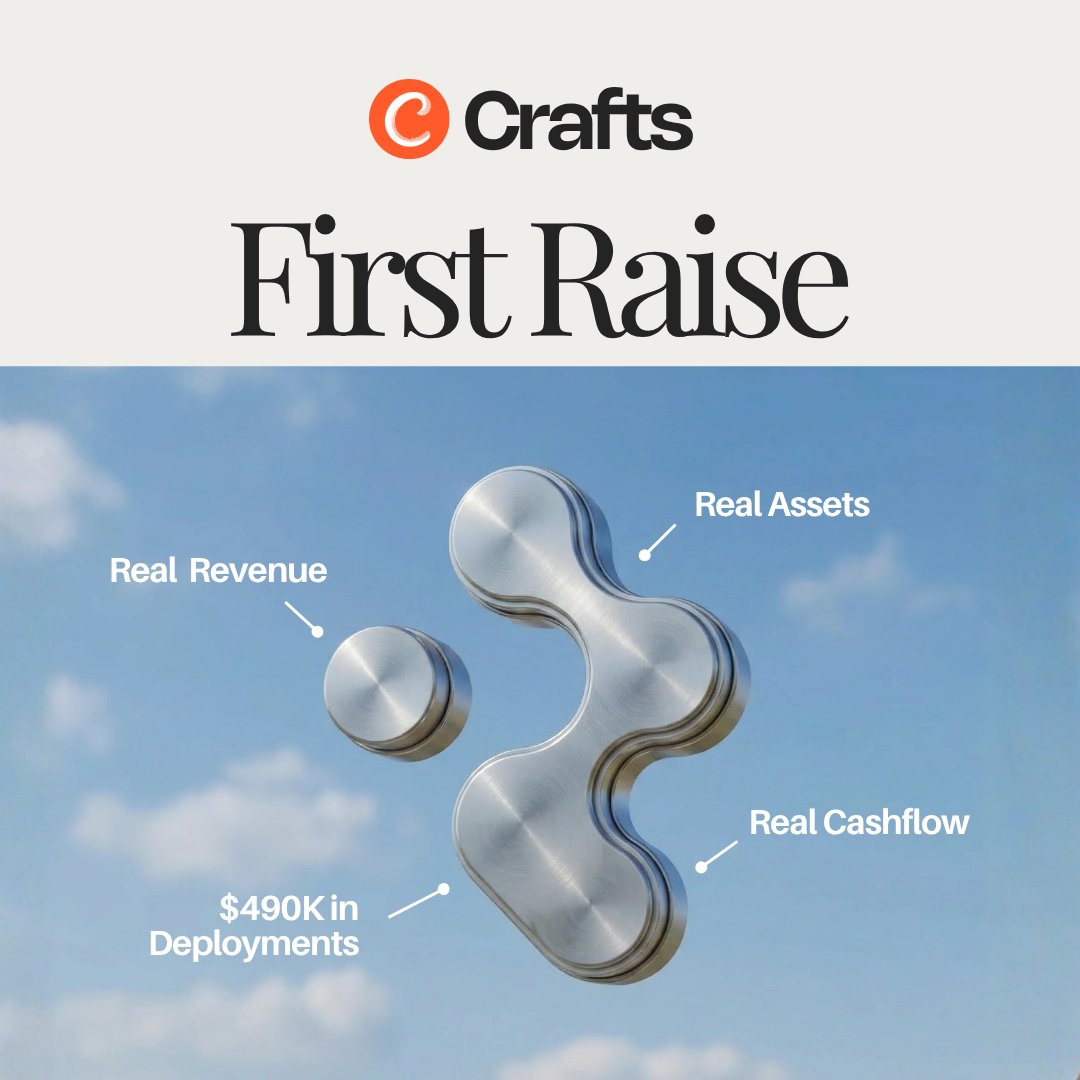 Honored to be selected into Solana’s first equity-backed token raise through <a href="/craftsdev/">Crafts</a> 

If equity is going onchain, it starts here: