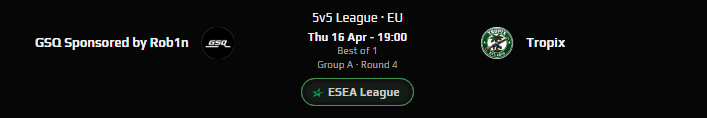 TropixCS's tweet photo. Next up in @ESEA Intermediate 👀

@dr1ftrr44 is kindly casting our game again at 7pm BST:
📺 https://t.co/WQ2tYmlHM3 https://t.co/dFnJogPQJQ