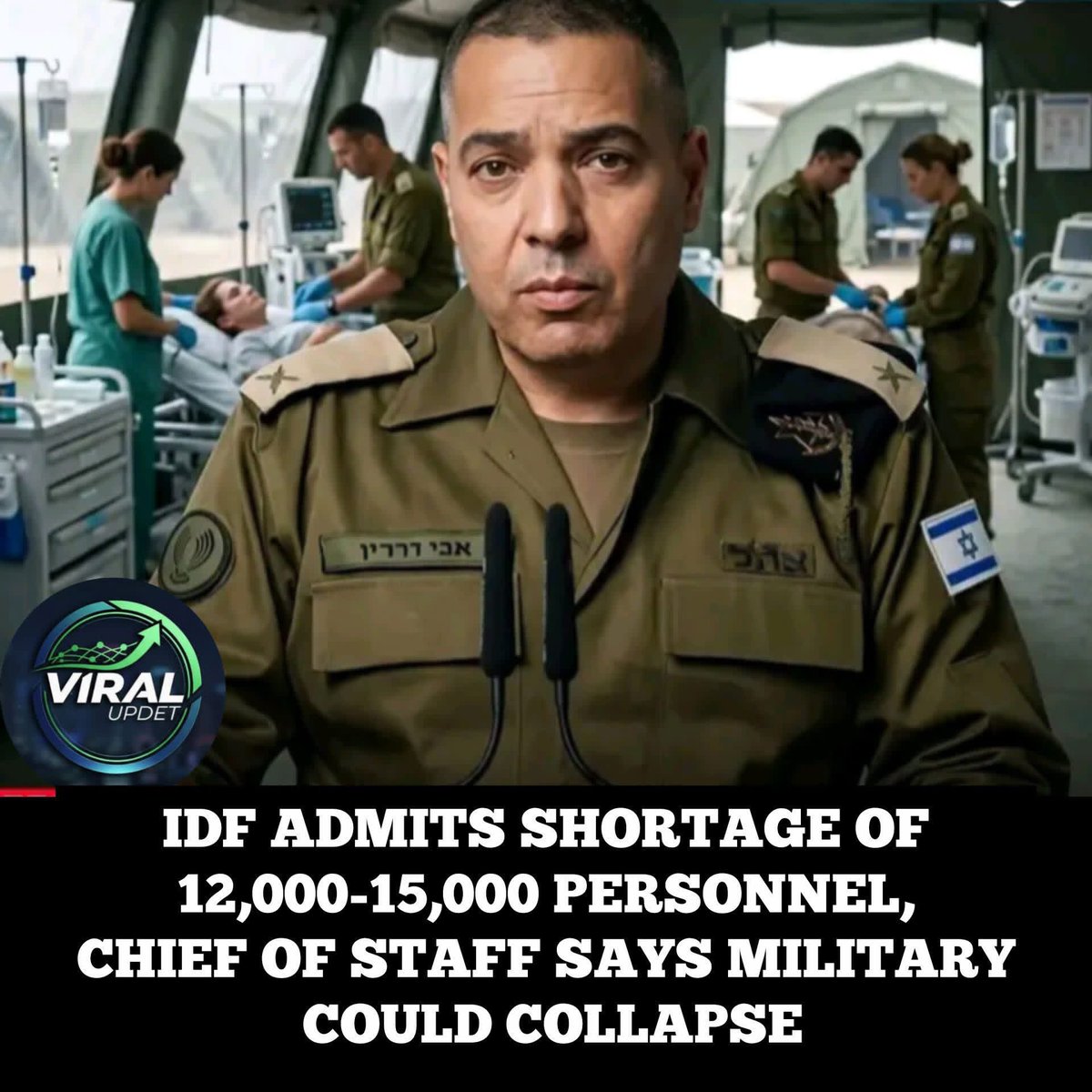 wasalive22's tweet image. IDF Admits Shortage of 12,000-15,000 Personnel, Chief of Staff Says Military Could Collapse

#iran #us #israel #telaviv 
#UnitedStates #Israel #Geopolitics #IranMilitary #GlobalPolitics #MiddleEast #InternationalNews #WorldIssues #GlobalConflict