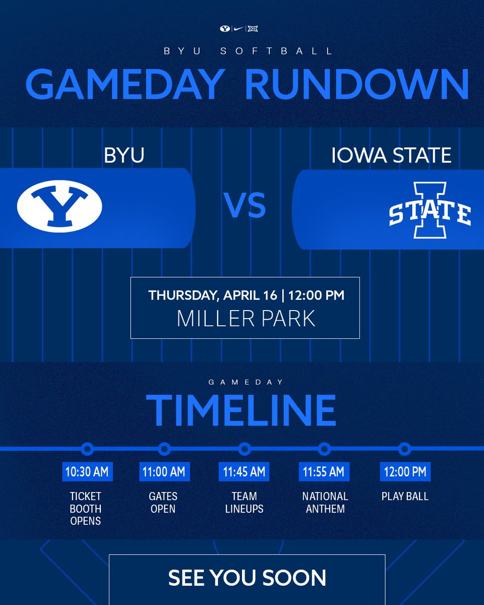 BYUTickets's tweet photo. It’s Gameday! BYU vs. Iowa State

🎟️ Buy Tickets: https://t.co/VJ70fYiNol

📲 Manage your tickets: https://t.co/UNKhWRnuDW

🏟️ Venue Info: https://t.co/ZhYGDHV4x4 https://t.co/H0FoYgkuYI