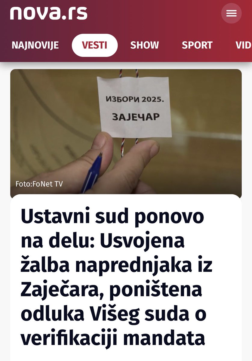 Poruka Ustavnog suda građanima Srbije je jasna: ako SNS dobije izbore, na neregularan način na koji to rade od kada su došli na vlast, od neslobode medija do ucena, pritisaka, kupovine glasova, fantoma, ne mora ni skupštinu da konstituiše po zakonu. Dakle ni izbori ni