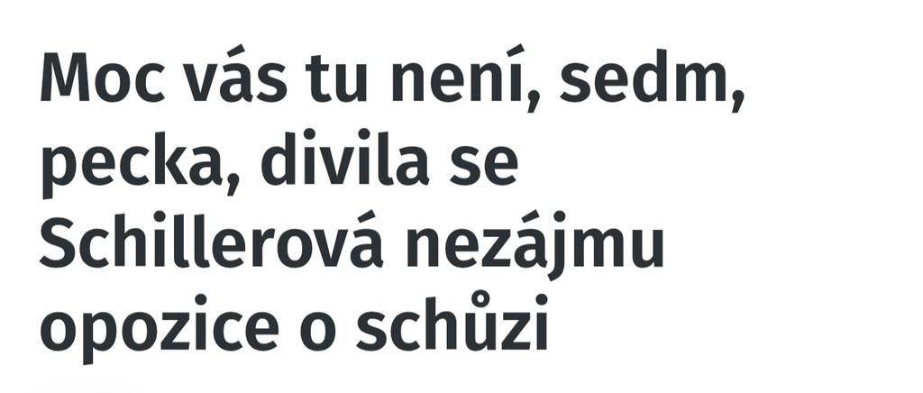 To takhle svoláš jako opozice mimořádnou schůzi a z 92 se vás dostaví 7.

To musí voliči rozhodně ocenit