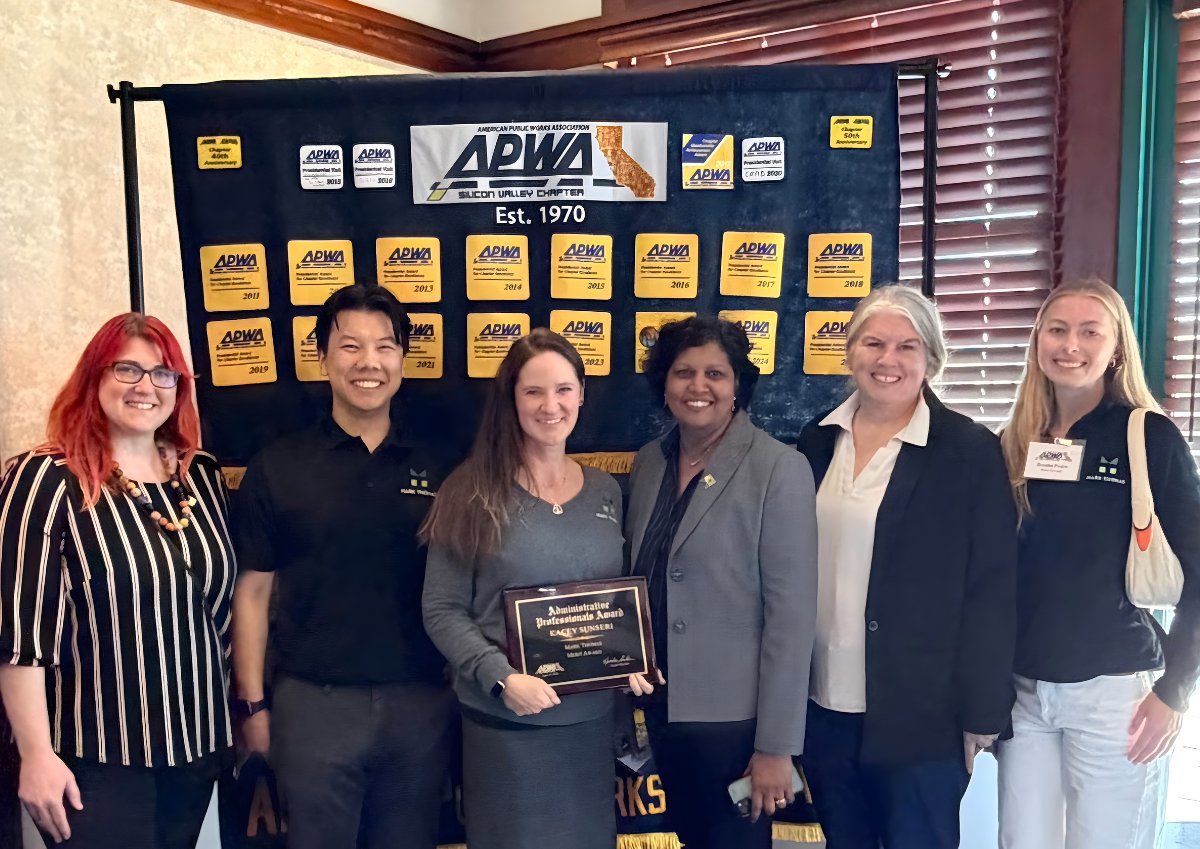 We’re proud to celebrate Kacey Sunseri, who was honored with the 2026 <a href="/APWAsv/">APWA Silicon Valley Chapter</a> Administrative Professional Award at this year's luncheon. See more: tinyurl.com/4ekzbnfy #AdminAwards #WeAreMarkThomas #EmployeeRecognition