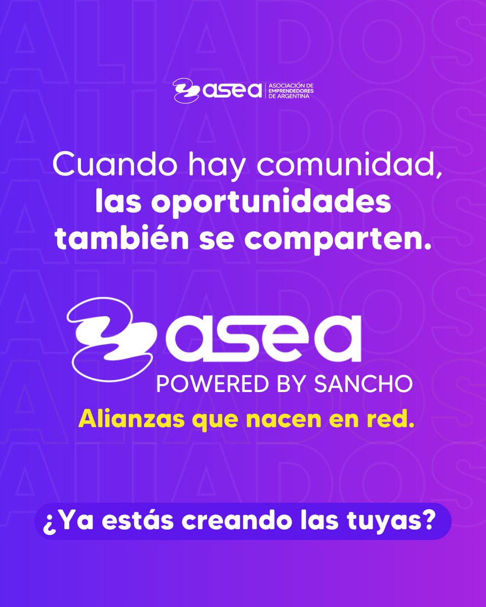 ASEA - Asociación de Emprendedores de Argentina tweet media
