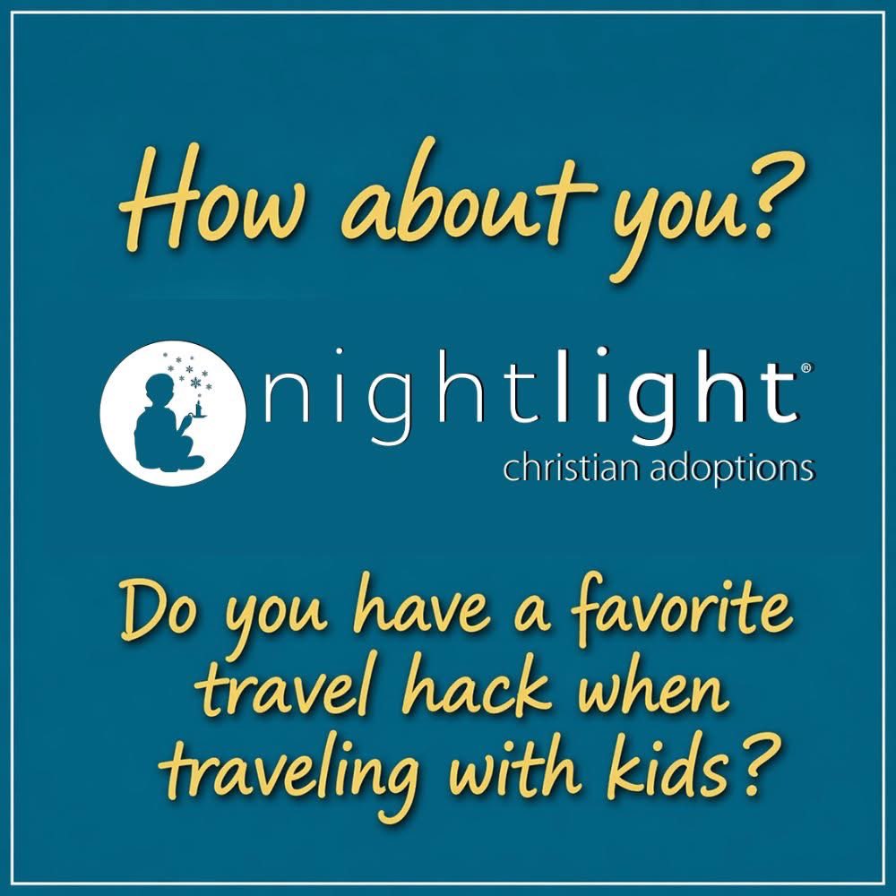 AdoptNightlight's tweet image. Spring and summer travel season is almost here. ☀️🚗✈️

Traveling with kids can come with a few extra challenges, but sometimes the best tips come from other parents who have been there. What’s your favorite travel hack when traveling with kids? 
#ParentingTips #roadtrip