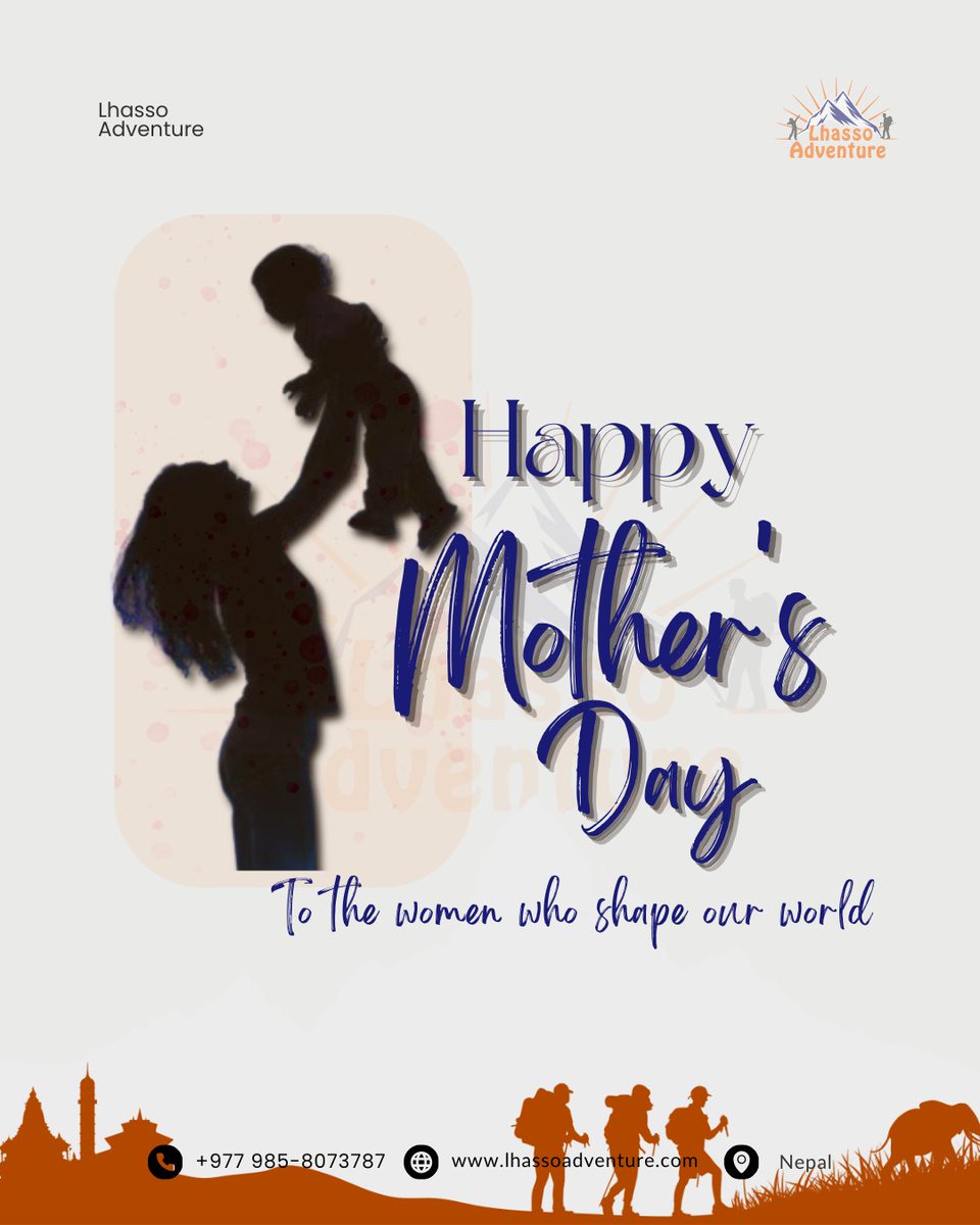 Lhassoadventure's tweet photo. Happy Mother’s Day from all of us at Lhasso Adventure.

To the women who inspire every journey, today we celebrate you. 

#motherday #Love #Lhassoadventure https://t.co/a6fF5QumLg