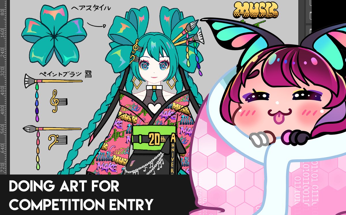 twitch.tv/hikarisoul_pre…  Chill Art for a while, Prezi tired and trying her best.