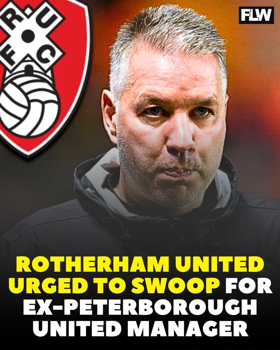 FootballLeagueW's tweet image. Darren Ferguson to Rotherham United? The Millers have been told to make their move 🔴⚪️

Full story below in comments 👇🔗

#RUFC