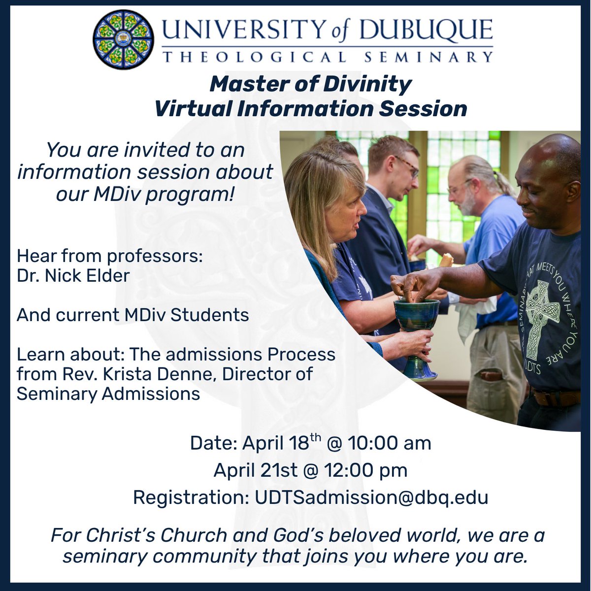 University of Dubuque Theological Seminary tweet media