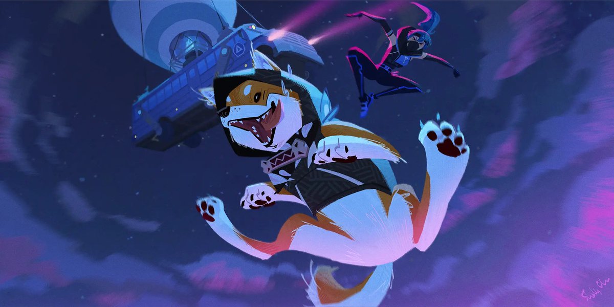 HopeyUpdates's tweet photo. 🚀 HOPE UPDATE! ❄️

Today's v40.20 update didn't bring much Hope content, but here is the summary! 🐱🎧
- Hope appears in a new loading screen for the Miso (Shiba Inu) Sidekick! 🐶
- New Dialogues talking about the Ice King! ✨

And yes, she is still at Battlewood Boulevard... 🖌️ https://t.co/e2IaDs2NN0