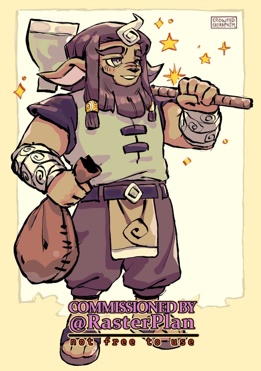 CrownedSaeraph's tweet photo. Fullbody comm done for @RasterPlan, Thank you! ✨ https://t.co/qvSeTP9Plr