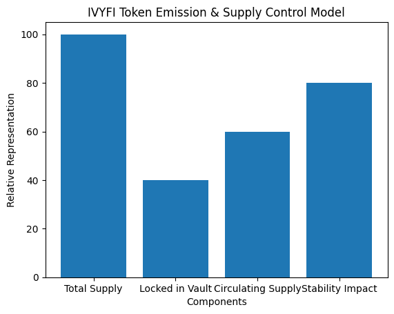 PreshAjoke's tweet photo. When tokens are freely circulating in large amounts, the market can become unstable—prices swing quickly because supply is constantly changing. IVYFI https://t.co/msWfPsQaxw  addresses this by allowing users to lock their tokens in the non-custodial IvyFi Vault. https://t.co/WhurAIuybA