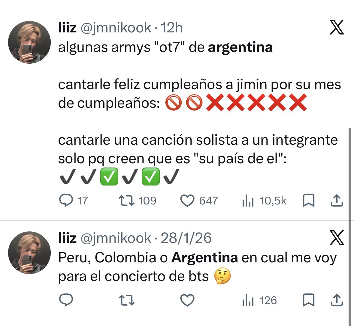 kuro☥ VA A VER A BTS!! tweet media