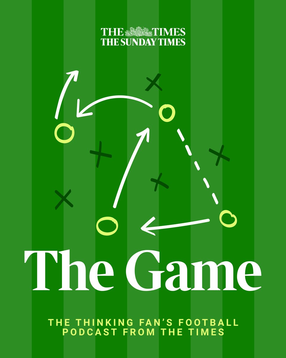 thetimes's tweet photo. Explore the tactical depth and stories shaping football on The Game podcast from Times and Sunday Times.