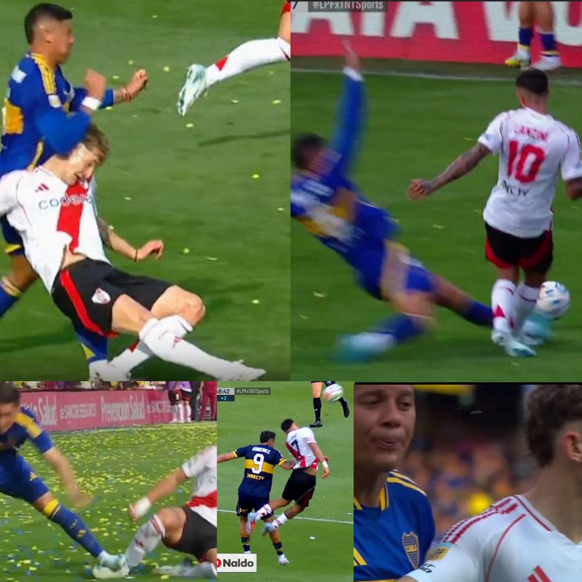 Merentiel salió a llorar que en los últimos clásicos "NO LOS FAVORECIERON"

Les dejo una lista con TODOS los FALLOS a FAVOR de BOCA en los últimos clásicos:

- Codazo de Campuzano a Carrascal
- Empujon de Tevez a Maidana
- Patada a la cabeza de Rojo a Julian
- Patada a la cabeza