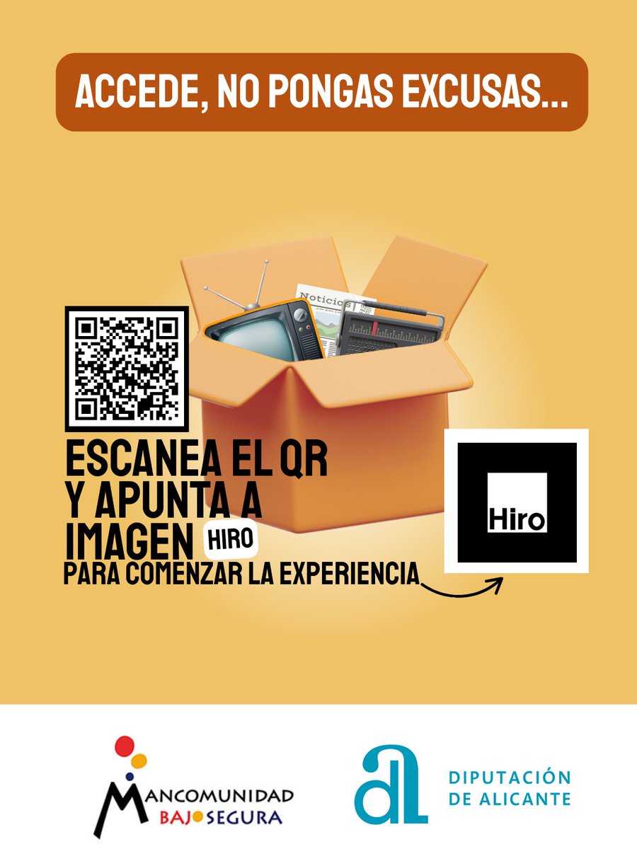 📦 #CajadeExcusas es una campaña de la #MancomunidadBajoSegura para sensibilizar contra la discriminación racial y la xenofobia. A través de una experiencia interactiva, te ayuda a identificar bulos.

🔗 mancomunidadbajosegura.com/caja-de-excusa…

#MBS #Convivencia