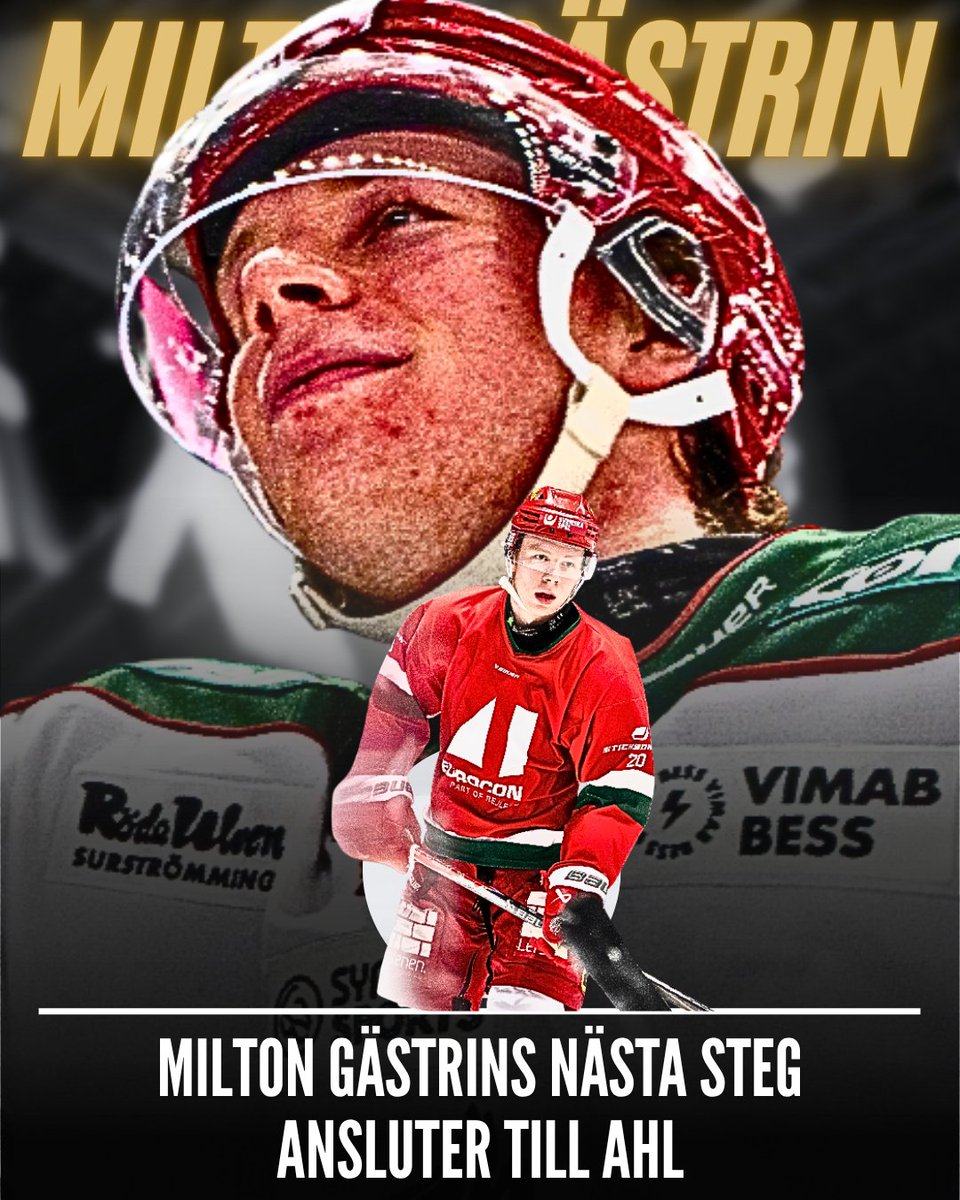 modoinside's tweet photo. 🚨 𝐔𝐏𝐏𝐆𝐈𝐅𝐓𝐄𝐑: Milton Gästrin lämnar Modo – ansluter till AHL.

Washington Capitals kallar över sin draftade forward till farmarklubben Hershey Bears. 
𝐅𝐫å𝐧 𝐇𝐨𝐜𝐤𝐞𝐲𝐚𝐥𝐥𝐬𝐯𝐞𝐧𝐬𝐤𝐚𝐧 𝐭𝐢𝐥𝐥 𝐂𝐚𝐥𝐝𝐞𝐫 𝐂𝐮𝐩-𝐬𝐥𝐮𝐭𝐬𝐩𝐞𝐥𝐞𝐭. 🏆 https://t.co/egmRq8XYsc