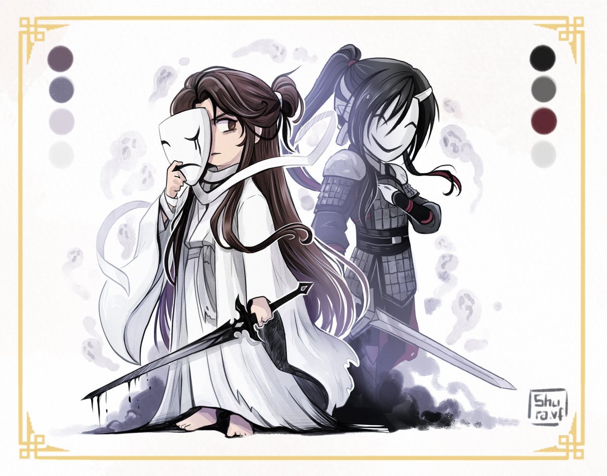 20-21) Calamity XieLian and Wuming🎭🤍🖤
this flashback changed me...
next...🧓
#tgcf #hualian