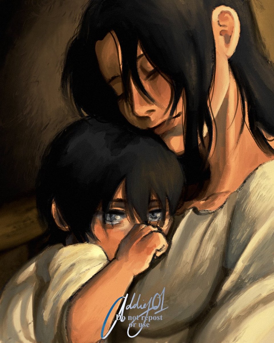 addiej01's tweet image. Mother and Child 
#levi #leviackerman #AttackOnTitan #進撃の巨人 #aotfanart