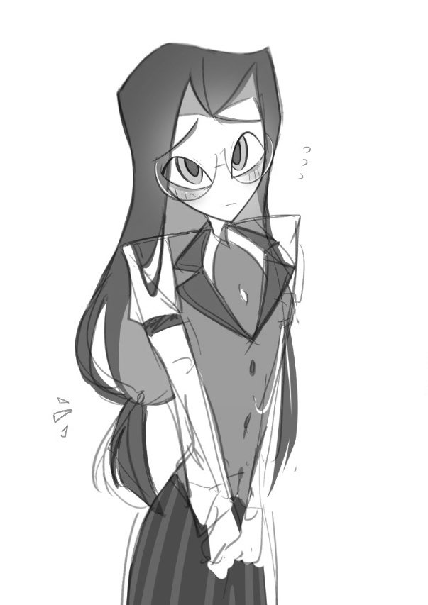 Phos0v0's tweet photo. 機械に巻き込まれると危ないからとか理由をつけて髪を結わせたい https://t.co/nuquOZOXy2