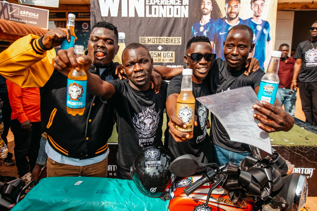 GoldenDigitalUG's tweet photo. Turning brand promises into real moments.🔥

We proudly executed the official handover of a brand new motorcycle to the Beera Gumite ne Predator promo winner, a moment powered by energy, precision, and flawless delivery as we brought life to the moment. https://t.co/mlv2vZUBYS