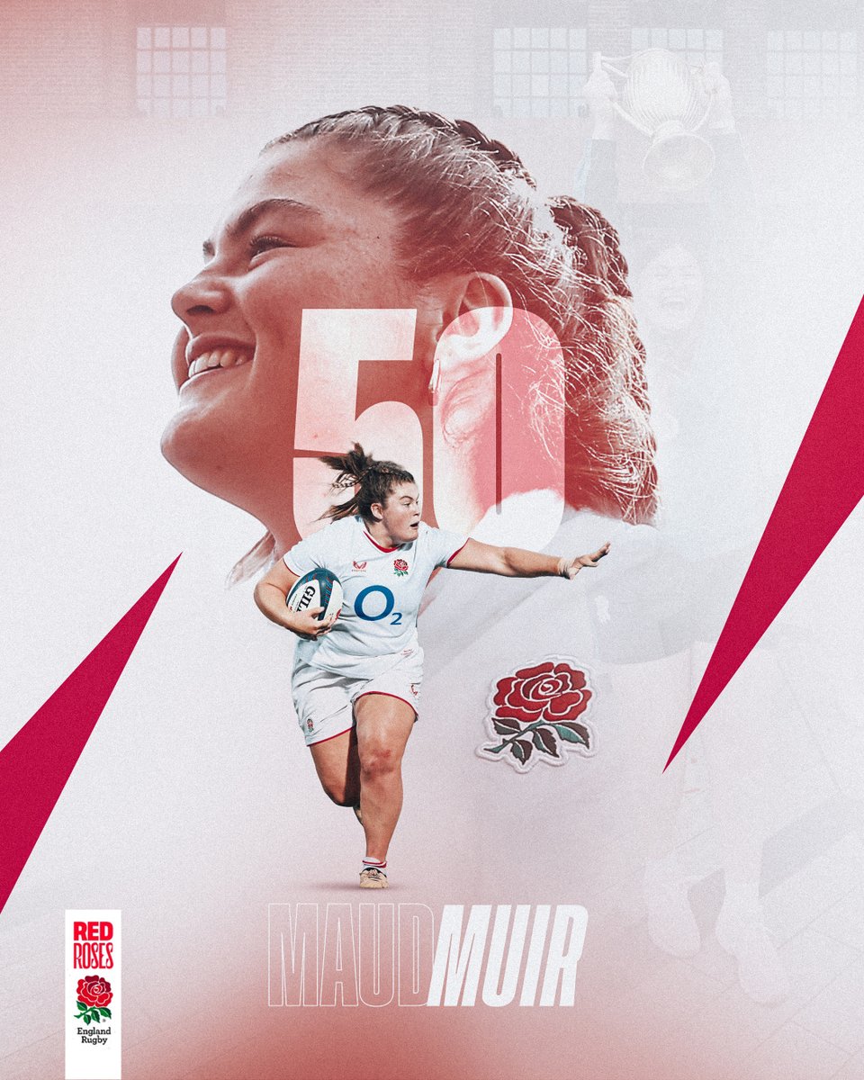 An incredible milestone 👏

Maud Muir is set to earn her 50th cap against Scotland this Saturday!