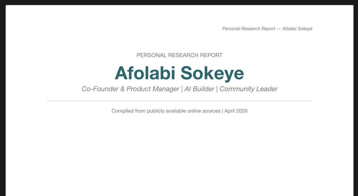 Afolabi Sokeye 🧱 tweet media