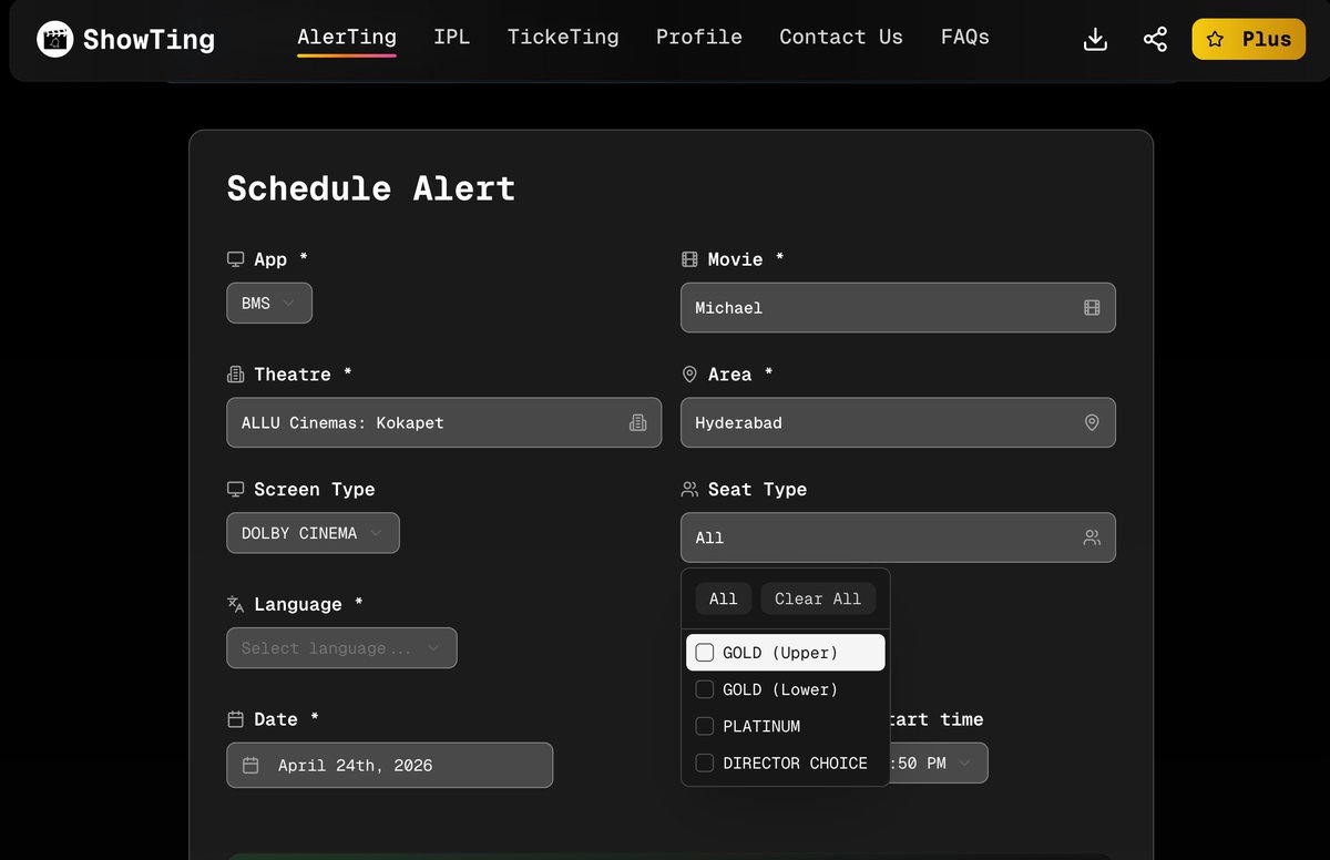 showting.in - Tickets wait for no one! tweet media