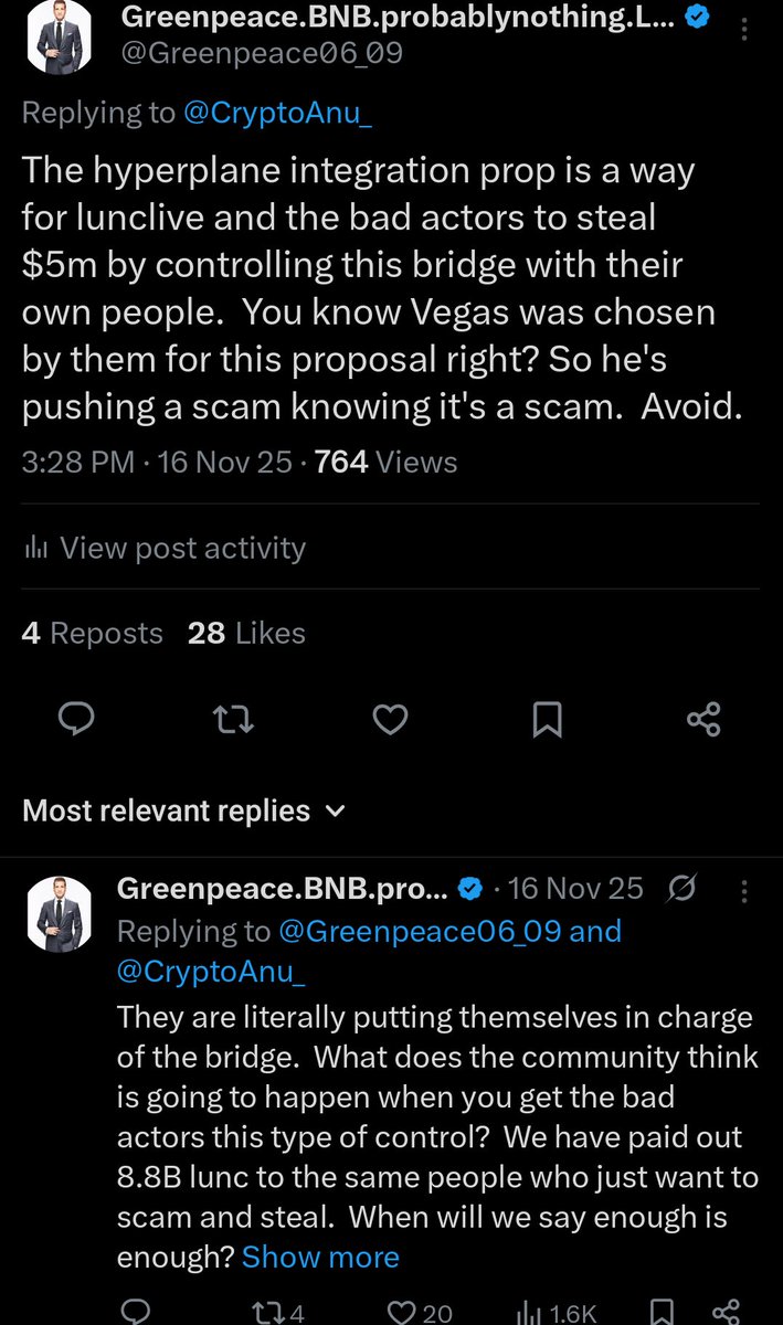 Greenpeace.BNB.probablynothing.LUNC tweet media