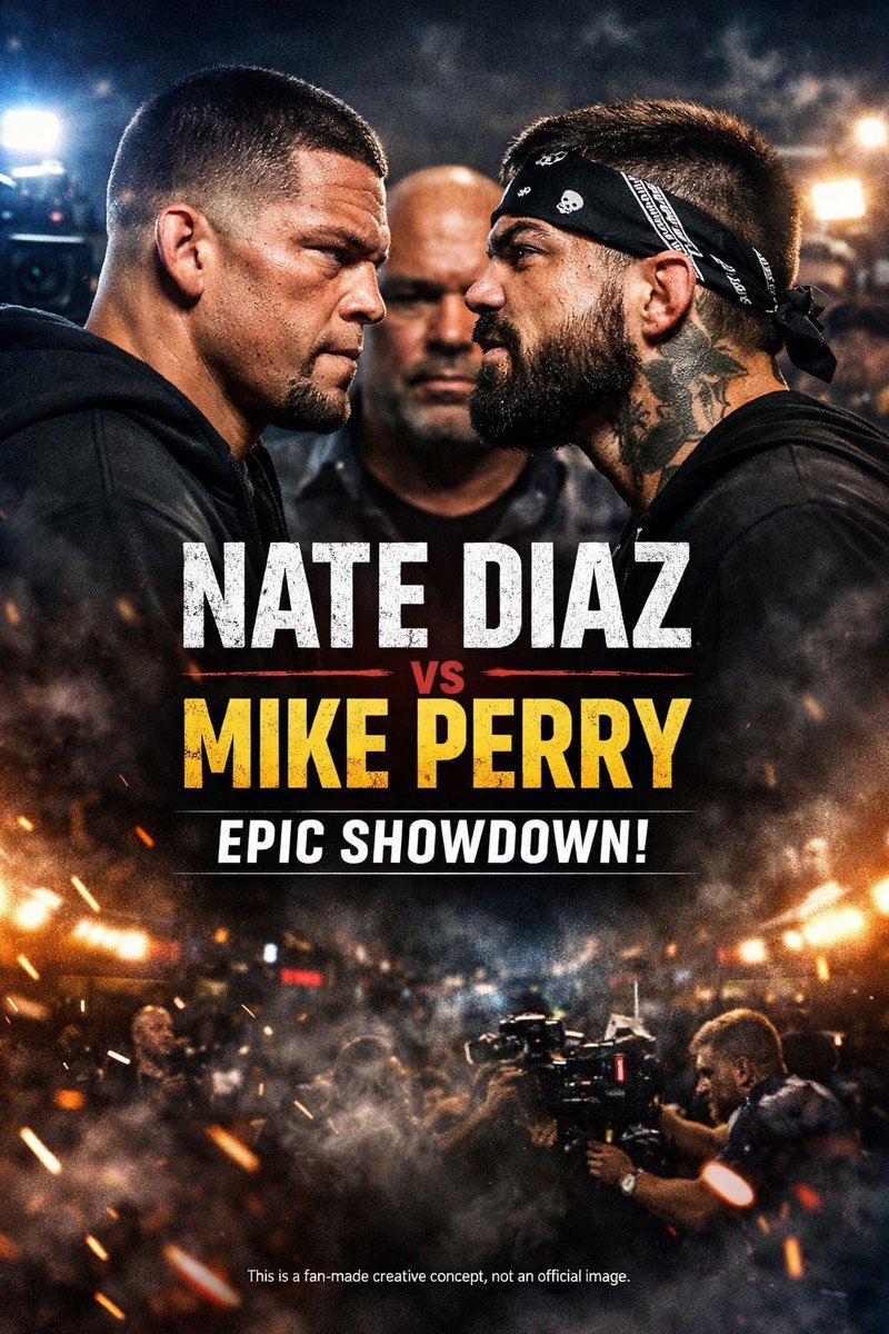 CrackBust's tweet image. Nate Diaz vs Mike Perry: The Face-Off That Already Feels Like a Fight Night 

#NateDiaz #MikePerry #MVPmma #FightFaceOff #CombatSports #FightNight #MMAFans #BoxingCrossover #FightHype #SportsAnalysis