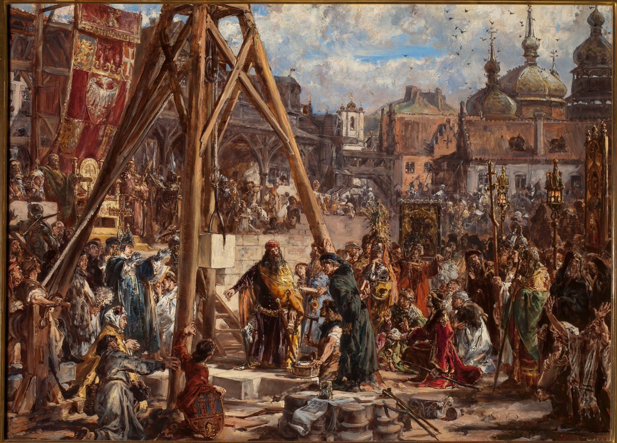 AwGabrel's tweet image. "Powtórne zajęcie Rusi. Bogactwo i oświata R.P. 1366" (A.D. 1888) - Jan Matejko 🇵🇱 🇺🇦 #Polska #Ruś #Poland #Ruthenia