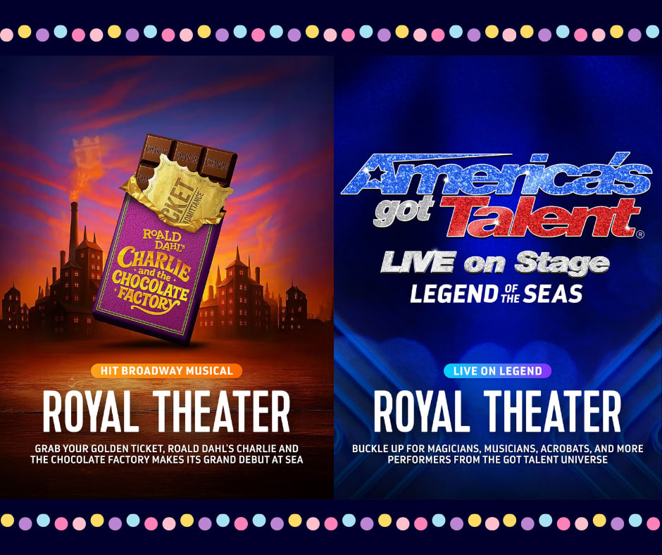 MagicalBrandi's tweet photo. Did Royal Caribbean just STACK Legend of the Seas with entertainment?! 👀🚢
AGT LIVE at sea. Charlie and the Chocolate Factory. Shockwave. Fusion. Royal Railway. Hollywoodland Supper Club.
Legend is looking like a whole event, not just a cruise. Message me. 💙
#LegendOfTheSeas https://t.co/kqWyNPspUN