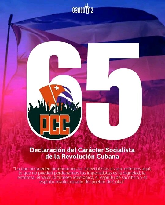 Recordamos hoy el Día del Miliciano y la proclamación del carácter socialista de la Revolución, este día nació nuestro Partido Comunista de Cuba.
En esta fecha de 1961, el pueblo cubano reafirmó su compromiso con la independencia y la justicia social.
#BaraguáPorMás