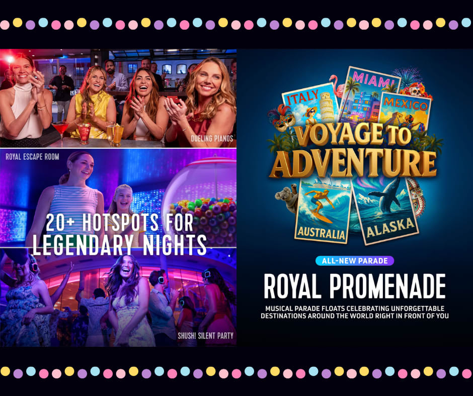 MagicalBrandi's tweet photo. Did Royal Caribbean just STACK Legend of the Seas with entertainment?! 👀🚢
AGT LIVE at sea. Charlie and the Chocolate Factory. Shockwave. Fusion. Royal Railway. Hollywoodland Supper Club.
Legend is looking like a whole event, not just a cruise. Message me. 💙
#LegendOfTheSeas https://t.co/kqWyNPspUN