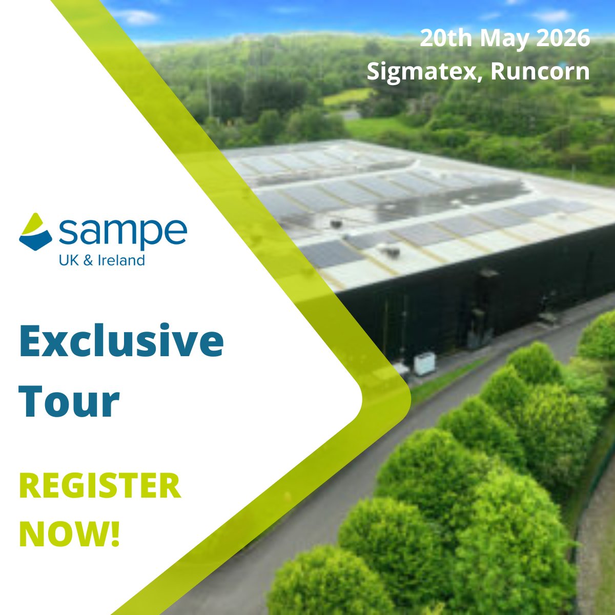 SampeUkic's tweet photo. Exclusive SAMPE 2026 Tour

Tour Sigmatex’s UK facility and see advanced carbon fibre manufacturing in action.

Limited places — register now: https://t.co/NxYXYnZQIz

#SAMPE #Composites #AdvancedMaterials https://t.co/c4MLfwtA2y