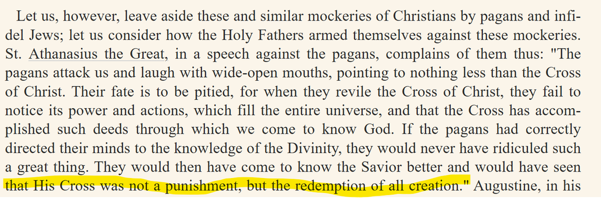 <a href="/quasischoolman/">quasischolastic</a> where in the Novaya does it teach contrary to what I posted? 

On the topic of the cross/atonement, it quotes St Athanasius: