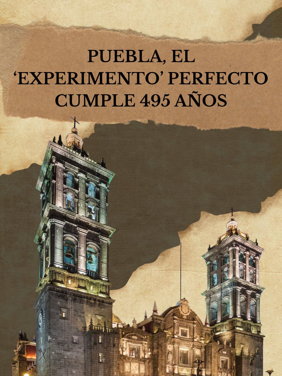 JCarlos_Valerio's tweet photo. ¡#Puebla cumple 495 años de #grandeza! ⛪️✨ Una ciudad que no nació sobre ruinas, sino como un punto estratégico trazado por ángeles. De su #urbanismo de primer nivel hasta su #herencia de #Talavera y #Barroco, hoy celebramos nuestra #identidad. 🏺🏙️

¡Feliz aniversario, Puebla! 🥳💙