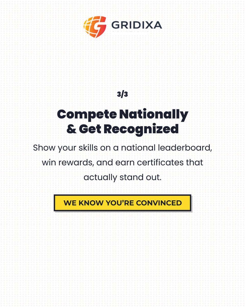 gridixa's tweet photo. Learn AI the way it’s meant to be — practical, structured, and competitive.
From strong basics to real problem-solving and national-level recognition, this is where future skills begin.
Starting at ₹149.
#AIOlympiad #LearnAI #ArtificialIntelligence #FutureSkills #EdTech https://t.co/h0HMssnjXT
