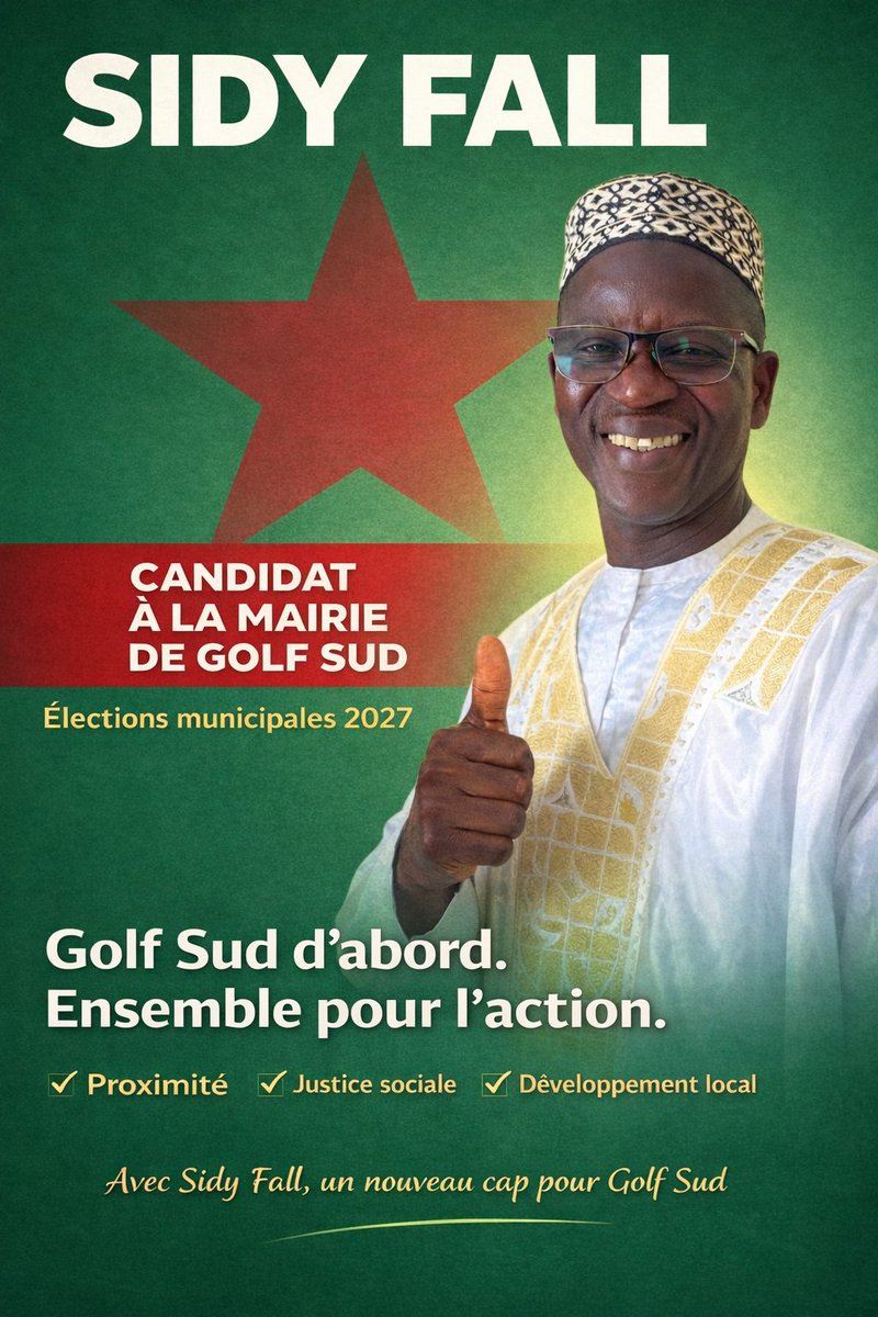 SidyFALL5's tweet image. PS Golf Sud – Guédiawaye 🌹
15 ème Coordination Remobilisation et cap sur 2027 : le parti est vivant ! Sidy FALL est officiellement désigné candidat pour les municipales. Unis, adultes et jeunes marchent ensemble vers la victoire. 
#PartiSocialiste #Guédiawaye #Municipales2027