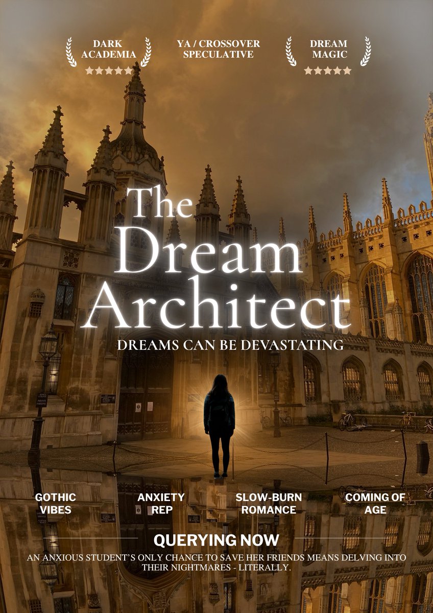 RachelJB6's tweet image. The Dream Architect

A Study in Drowning x Curious Tides x Katabasis

An anxious student's only chance to save her friends means delving into their nightmares - literally.

🖤 Dark academia
💫 Dream magic
🌟Anxiety rep
🤎 Slow-burn romance

#Posterpit #Q #F #YA #NA