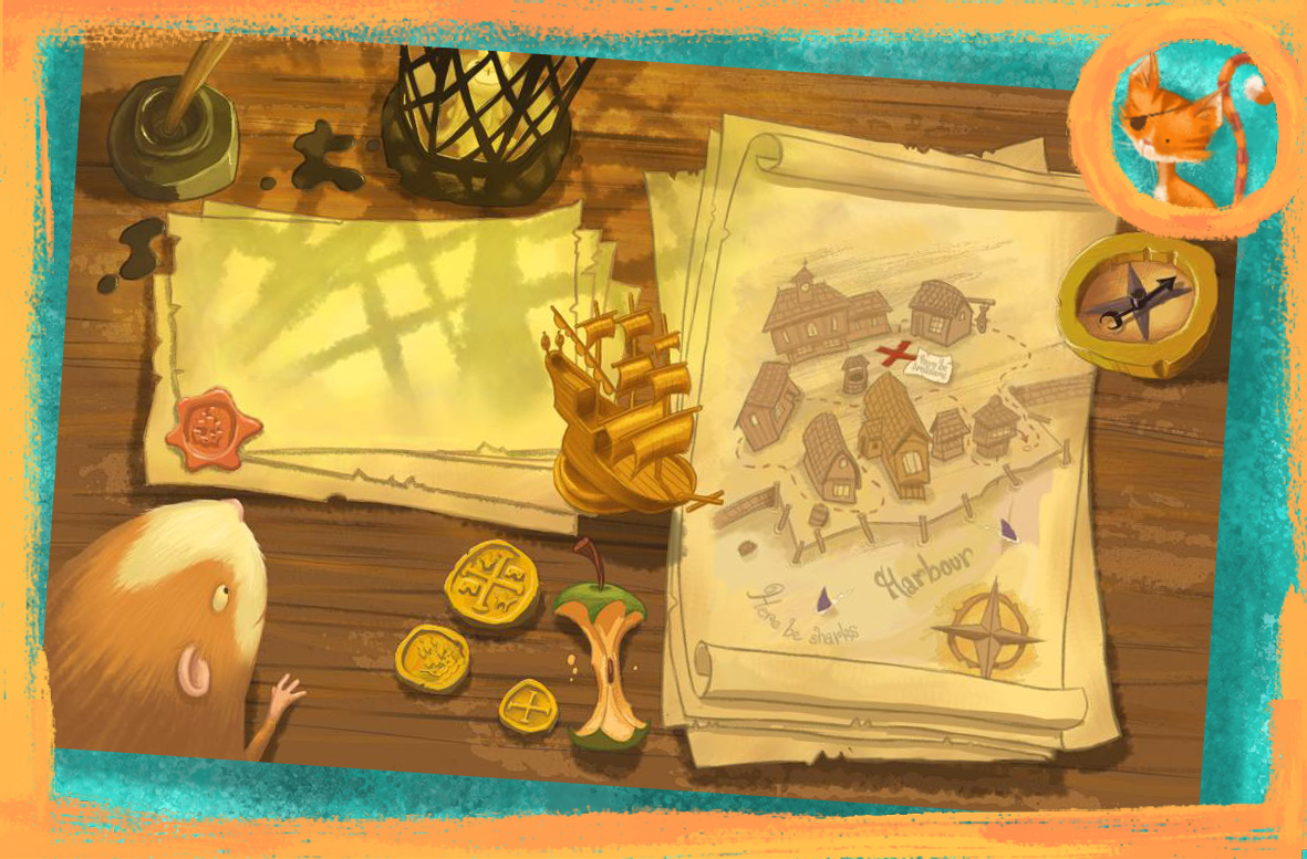 AndyCatBug's tweet photo. Hamsters are great at sniffing out treasure maps (possibly) https://t.co/w25sRc4Jpy #illustration #kidlit #picturebooks #Hamsters #TreasureMaps #ChildrensBooks #Adventure https://t.co/GUPGvvdiuY