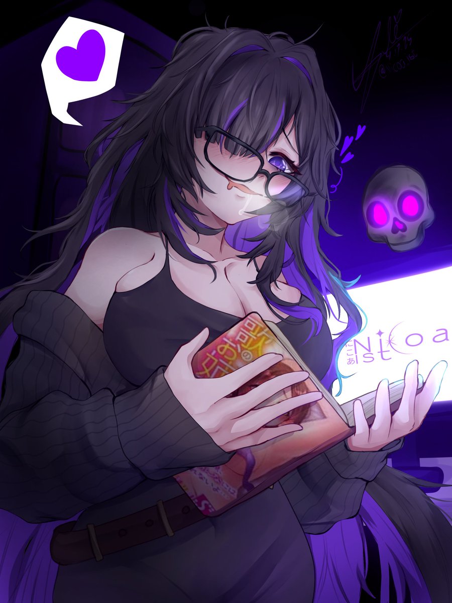 Goober 💜💀

#NIKKE #NIKKEfanart #レーベル #Label