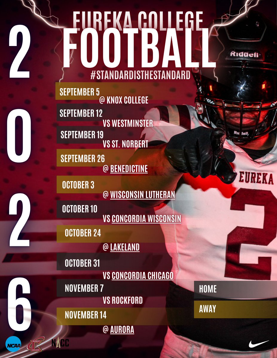 Eureka College Football tweet media
