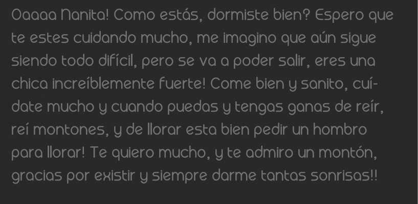 Yo estaba teniendo un día muy pesado, de esos dias que tenés los pensamientos intrusivos están a mil. Por temas tramites y deudas, estaba esperando un mensaje. Una mañana muy pesada, veo la luz de notificación resignada a leer otra mala reviso y miro esto...puedo llorar? 🥲