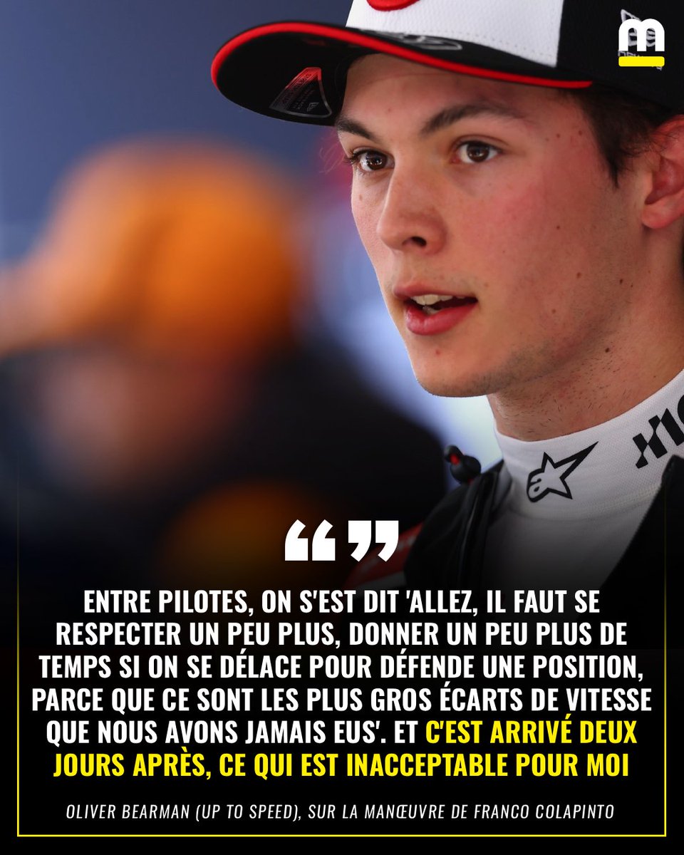 Motorsport_FR's tweet image. 😡 Oliver Bearman charge Franco Colapinto, auteur d'une manœuvre "inacceptable" alors que les pilotes voulaient être prudents

👉 fr.motorsport.com/f1/news/bearma…

#F1 #JapaneseGP