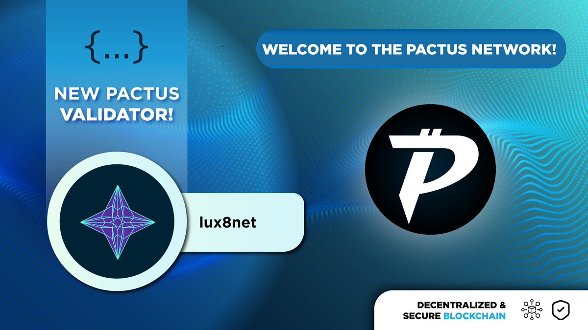 Pactus Blockchain tweet media