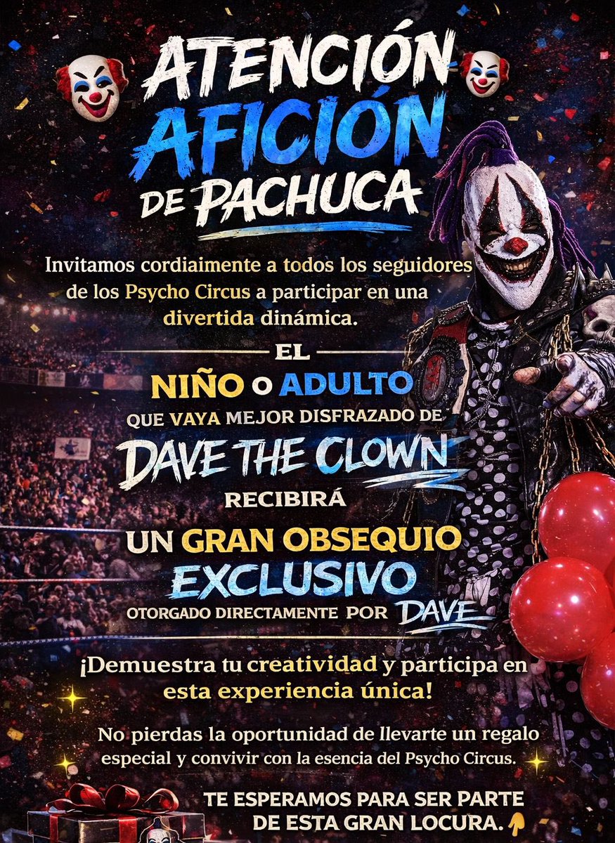 DAVE THE CLOWN OFICIAL MX tweet media