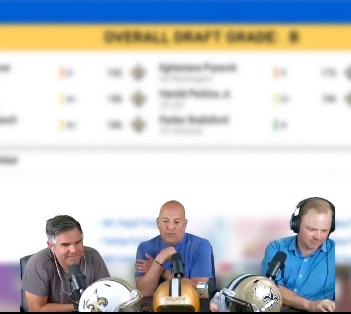 Saintsaholics's tweet photo. ⚜️NEW EPISODE⚜️

#SAINTS SEVEN ROUND MOCK DRAFT

Follow along as we hit record & dive into the SAINTSAHOLICS WAR ROOM! (aka online 7 Rd mock)

PRO TIP: Watch the video ep [LINK👇] & see how the board falls to us in real time as we game out and debate EVERY Saints 2026 Draft pick. WHO DAT?!

TUNE IN⬇️

📺: https://t.co/mph3Gb4Jib

🎧: https://t.co/jtDhqDnWHQ

#Saints #Saintsaholics #SaintsaholicsAnonymous #FORMERLYknownAsThe28to3Podcast #StillKeepingIt28to3 #Always28to3 #28to3 #NOLA #FuckTheFalcons #WhoDat #WhoDatNation #NFLfreeAgency #NFLDraft #MockDraft #NFLDraft2026