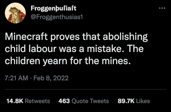 C'est le même raisonnement je suis mort